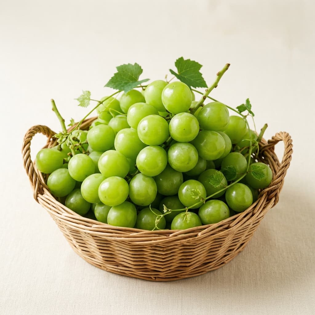 Nho Shine Muscat xanh giòn ngọt đậm